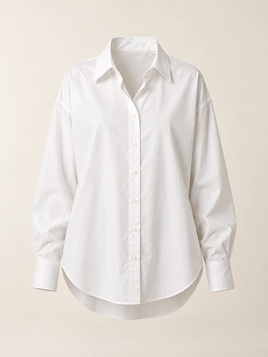 Relaxed Poplin Shirt